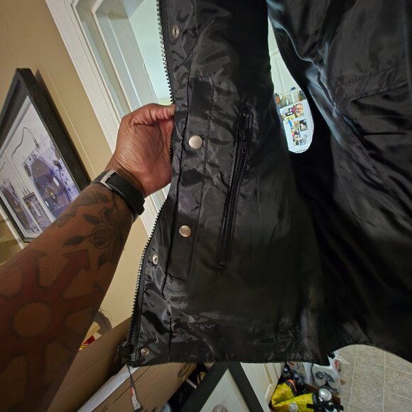 Men's XXL leather biker vest - Picture 4 of 6